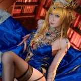阿包也是兔娘《白枪呆同人睡衣》主题写真：25张全套美图