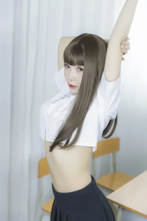 抱走莫子《等你下课》主题写真：42张全套美图