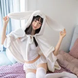 木棉棉《浴巾兔子》主题写真：42张全套美图
