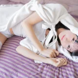 木棉棉《浴巾兔子》主题写真：42张全套美图