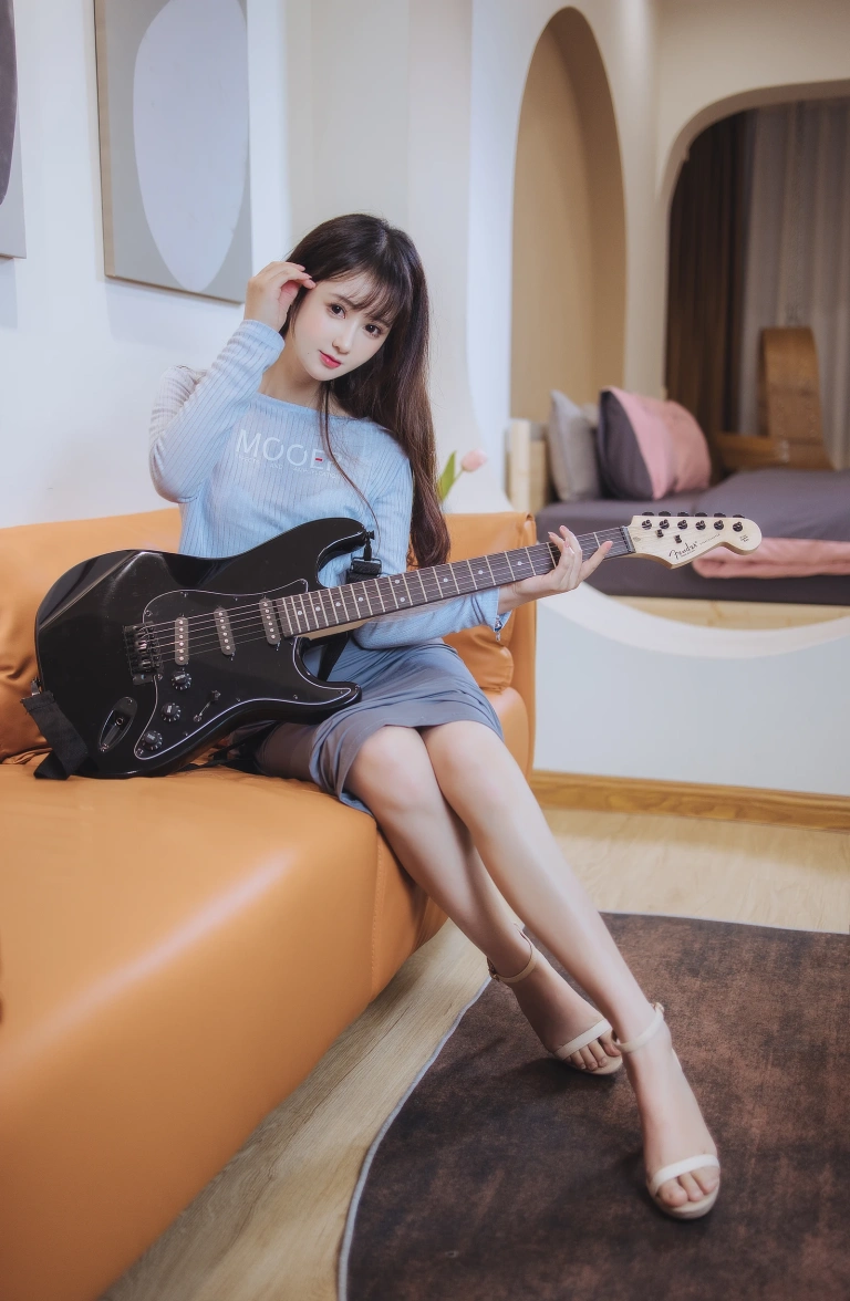 羽生三未《吉他妹妹》主题写真：43张全套美图