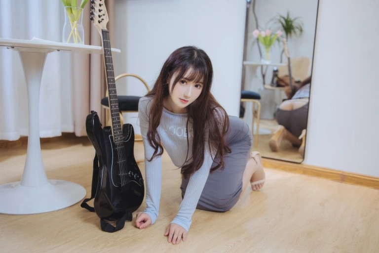 羽生三未《吉他妹妹》主题写真：43张全套美图