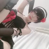 香草喵露露《诗羽学姐睡衣 自拍》主题写真：45张全套美图
