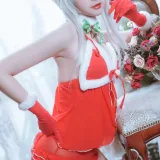 日奈娇(椎名莜)《圣诞双人》主题写真：50张全套美图