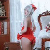 日奈娇(椎名莜)《圣诞双人》主题写真：50张全套美图