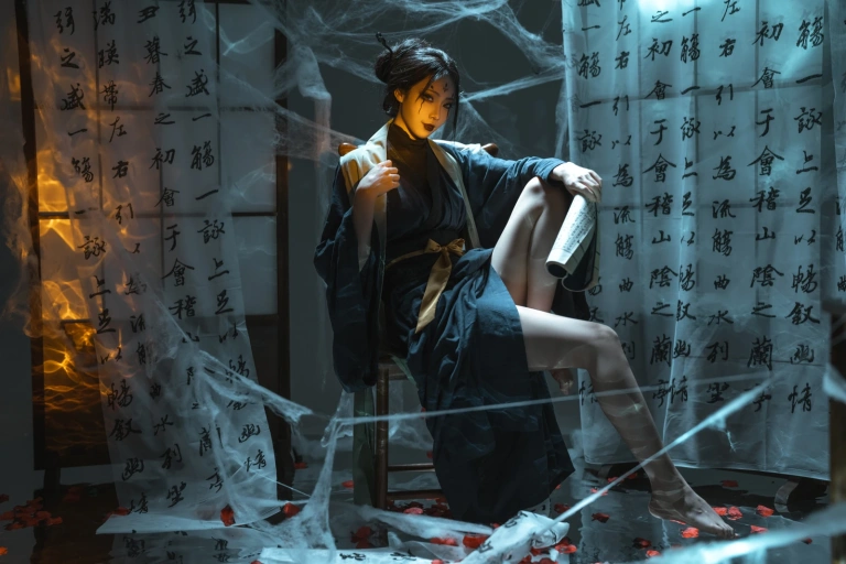 杏仁曲奇《四妹》主题写真：50张全套美图