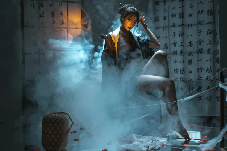 杏仁曲奇《四妹》主题写真：50张全套美图