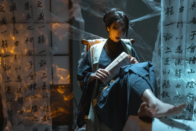 杏仁曲奇《四妹》主题写真：50张全套美图