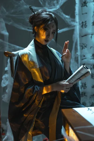 杏仁曲奇《四妹》主题写真：50张全套美图