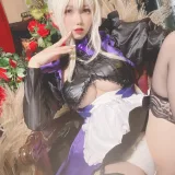 芋圆侑子《黑枪呆女仆自拍》主题写真：24张全套美图，含3个视频