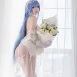 瓦斯塔亚小龙虾《碧蓝航线 新泽西 花园白雪之仪》主题写真：26张全套美图
