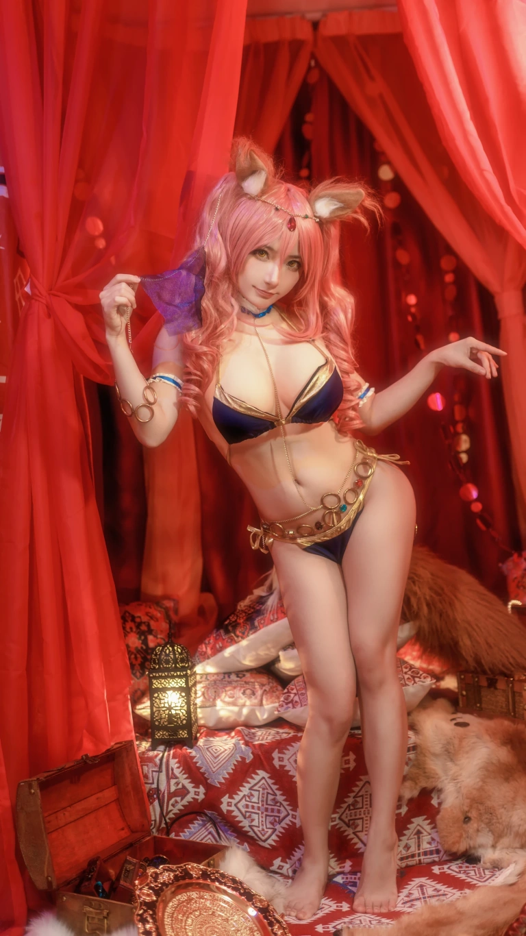 是三不是世《玉藻前舞娘》主题写真：28张全套美图