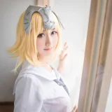 木棉棉《贞德（白）》主题写真：28张全套美图