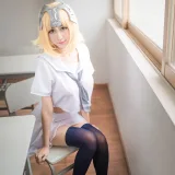 木棉棉《贞德（白）》主题写真：28张全套美图