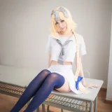 木棉棉《贞德（白）》主题写真：28张全套美图