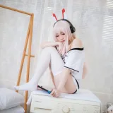 焖焖碳《绫波 宅版本》主题写真：29张全套美图