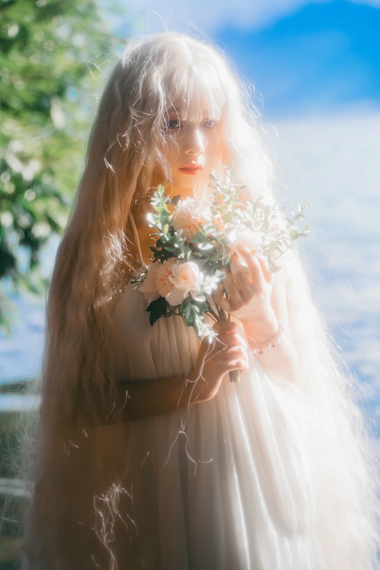 清青琴玖《你心似海》主题写真：32张全套美图