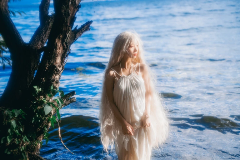 清青琴玖《你心似海》主题写真：32张全套美图