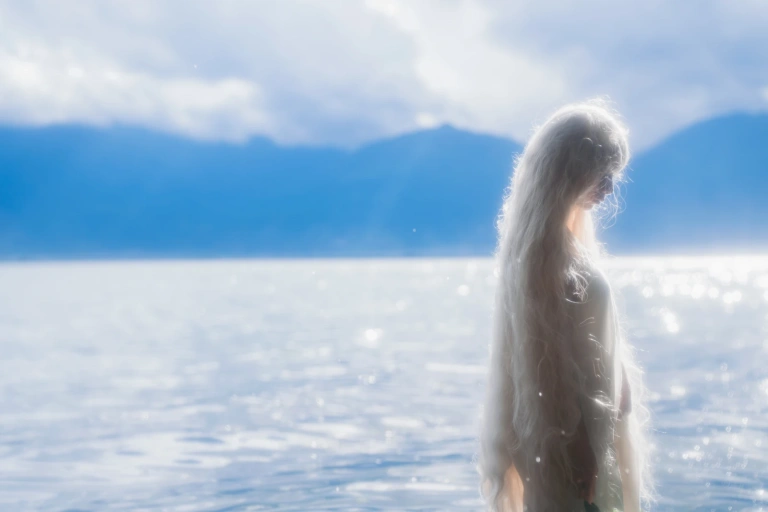 清青琴玖《你心似海》主题写真：32张全套美图