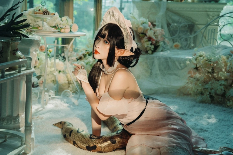 宮本桜《森蚺芭蕾》主题写真：33张全套美图