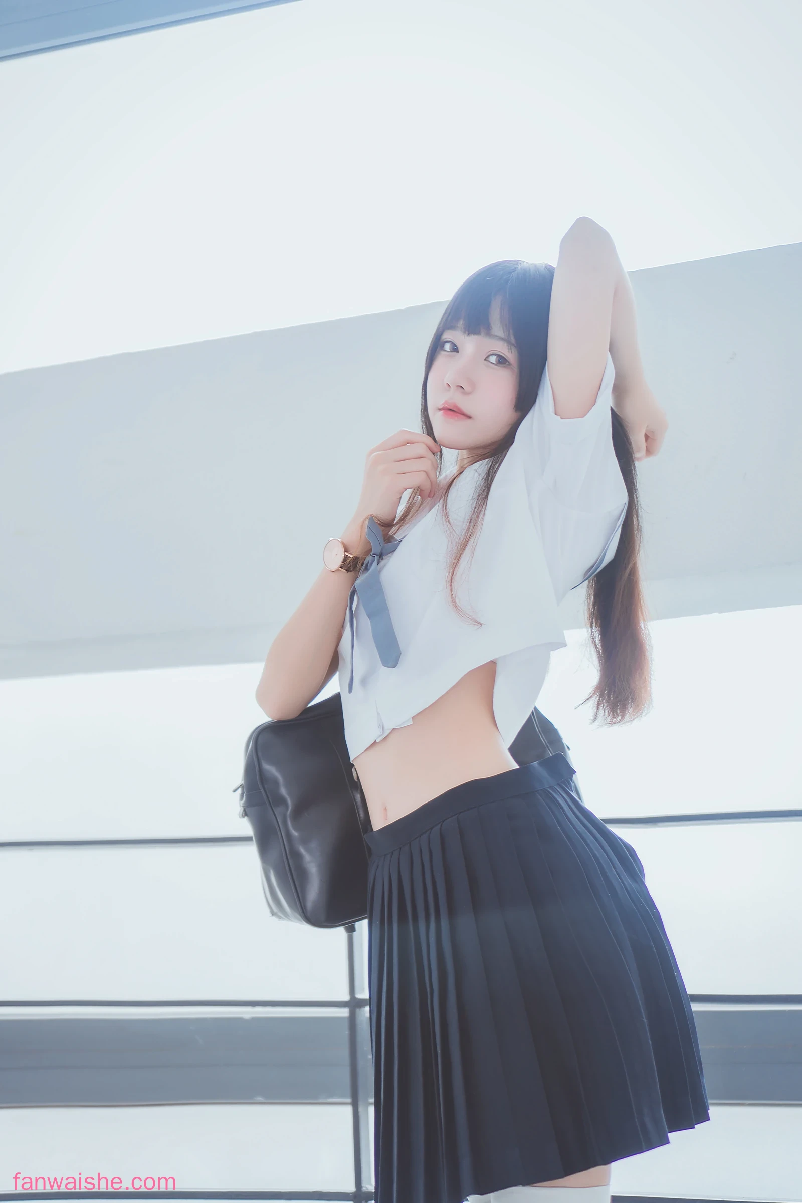 桜桃喵 桜桃喵 NO.016 - 蓝白水手服