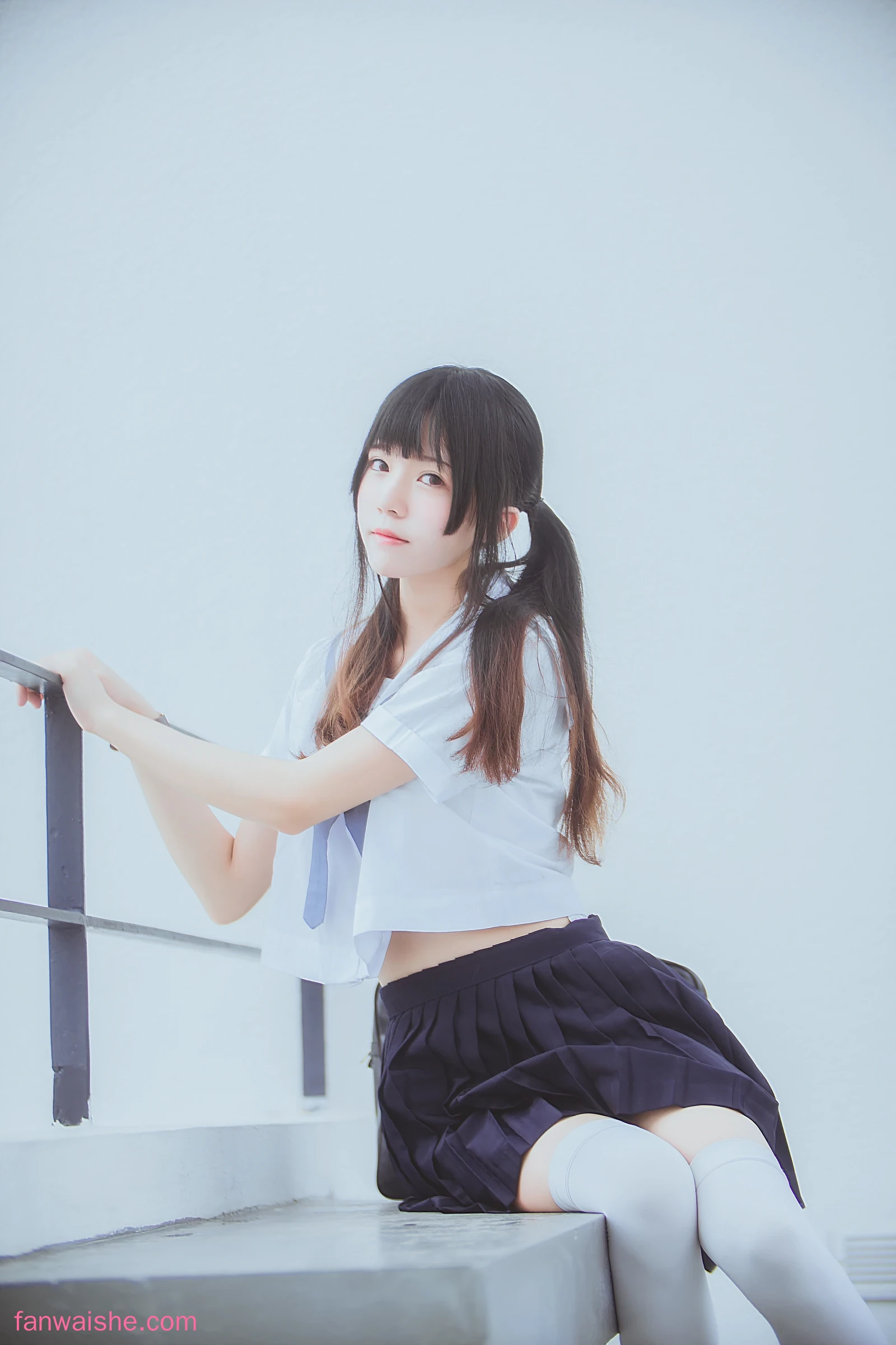 桜桃喵 桜桃喵 NO.016 - 蓝白水手服