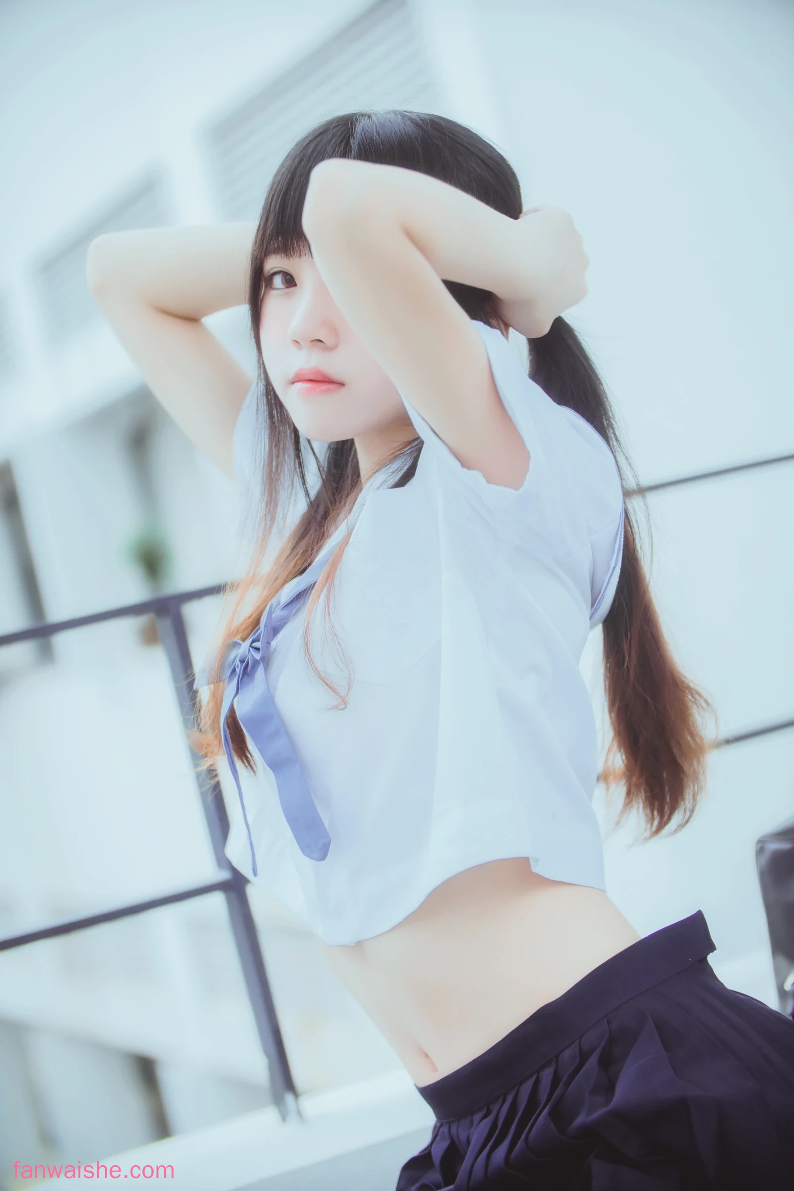 桜桃喵 桜桃喵 NO.016 - 蓝白水手服