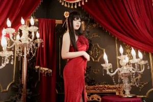 小瑶幺幺《醉酒约尔》主题写真：44张全套美图