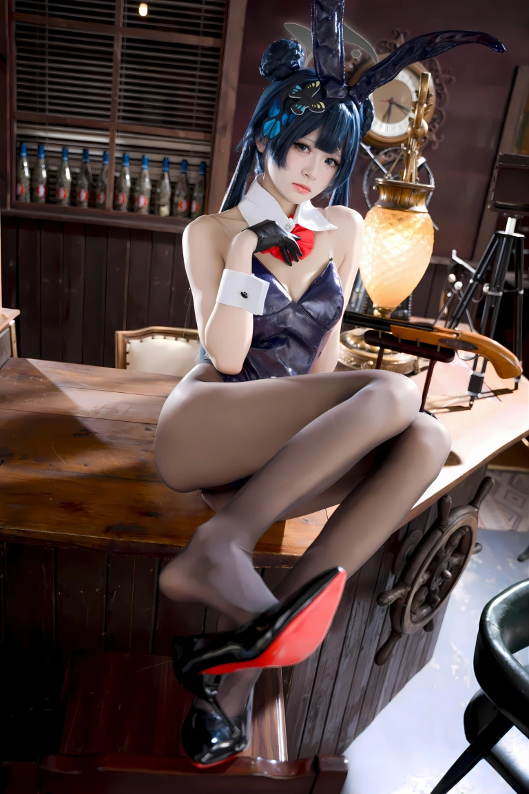 九柒喵《妃咲兔女郎》主题写真：59张全套美图