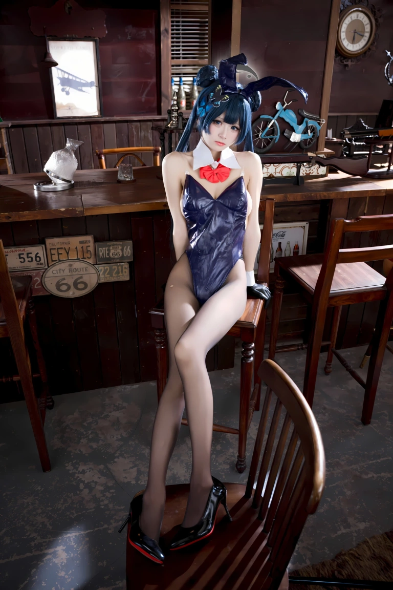 九柒喵《妃咲兔女郎》主题写真：59张全套美图