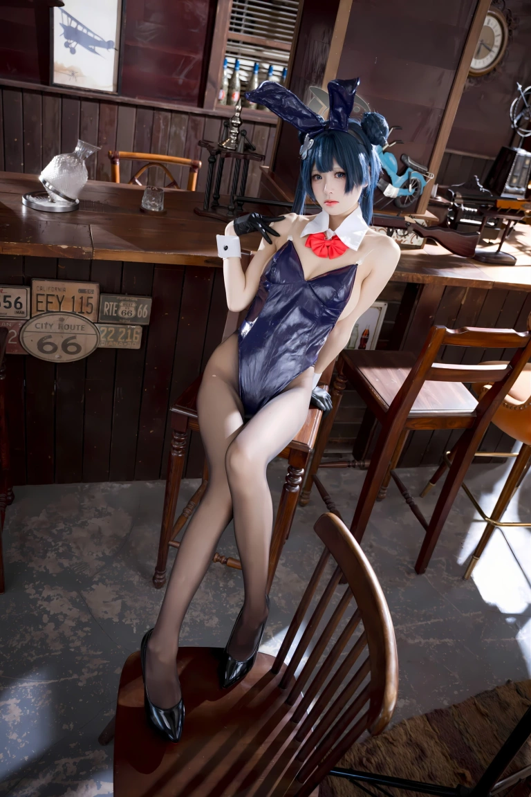 九柒喵《妃咲兔女郎》主题写真：59张全套美图