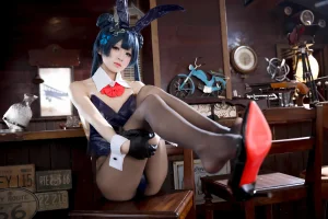 九柒喵《妃咲兔女郎》主题写真：59张全套美图
