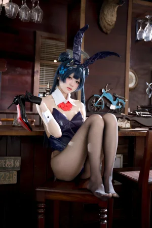 九柒喵《妃咲兔女郎》主题写真：59张全套美图