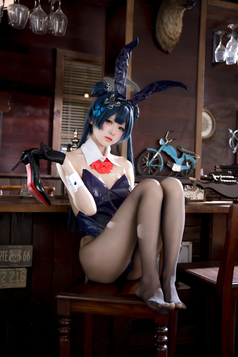 九柒喵《妃咲兔女郎》主题写真：59张全套美图