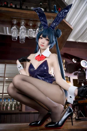 九柒喵《妃咲兔女郎》主题写真：59张全套美图