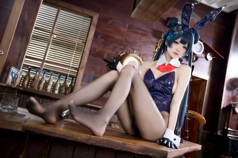九柒喵《妃咲兔女郎》主题写真：59张全套美图