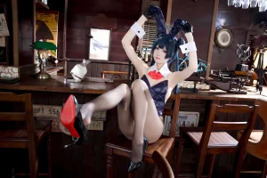 九柒喵《妃咲兔女郎》主题写真：59张全套美图