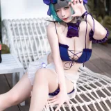 贞子蜜桃《柴郡泳装》主题写真：60张全套美图，含1个视频