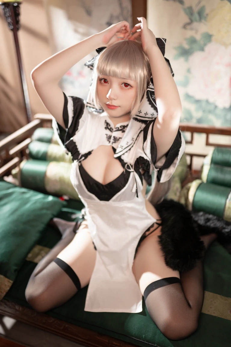 花铃《可畏旗袍》主题写真：84张全套美图
