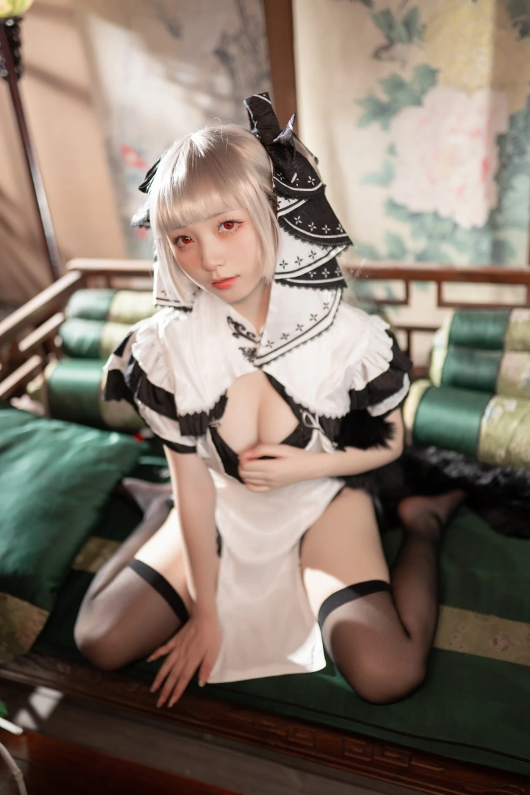 花铃《可畏旗袍》主题写真：84张全套美图