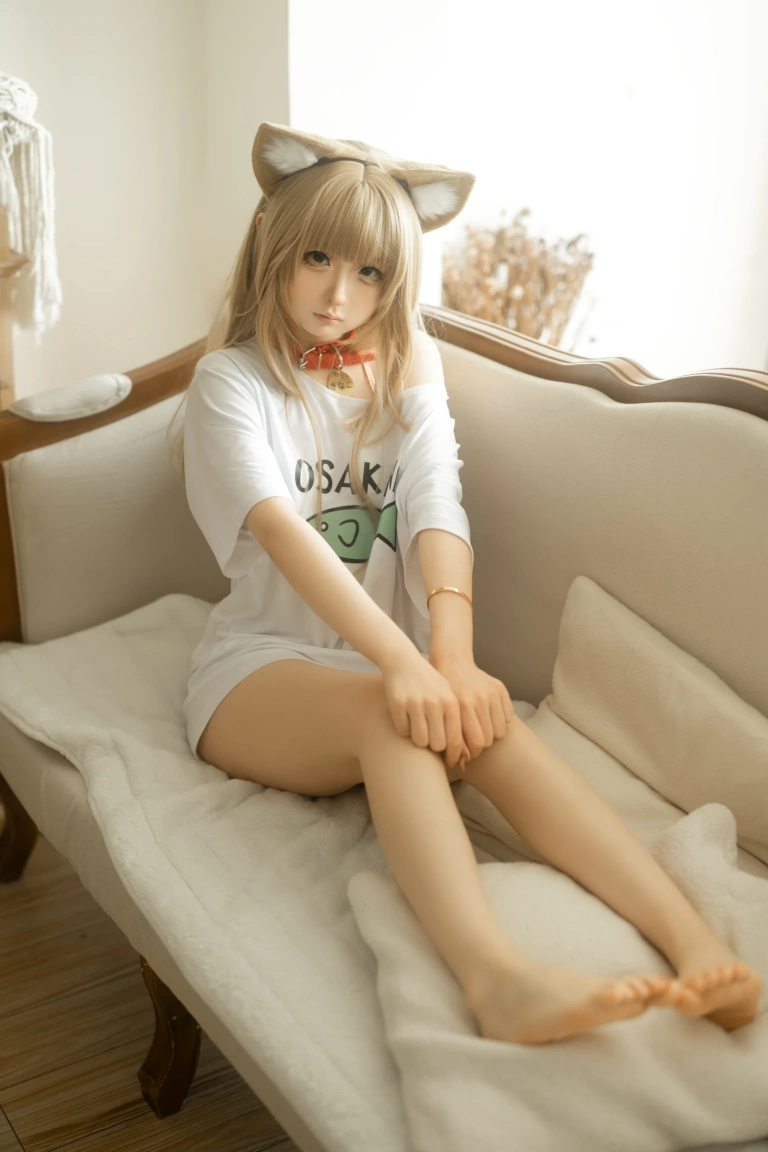 幼水铃衣《黄豆粉》主题写真：90张全套美图