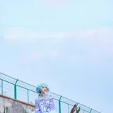 阿包也是兔娘《Lolita蓝裙》主题写真：9张全套美图
