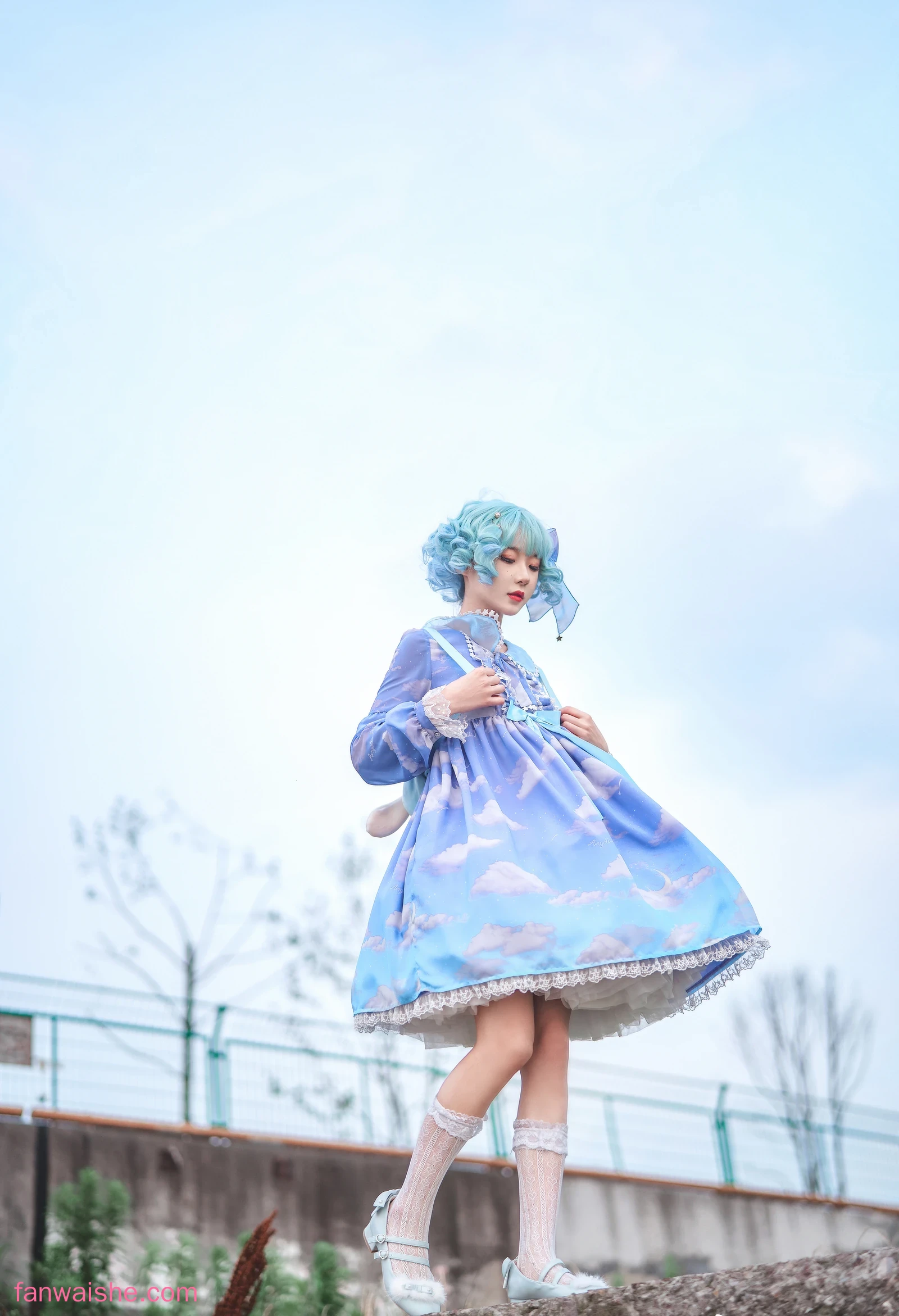 阿包也是兔娘 阿包也是兔娘 NO.016 - Lolita蓝裙