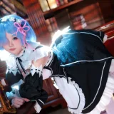 幼水铃衣《雷姆》主题写真：108张全套美图，含1个视频