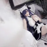 叉子宝宝《碧蓝航线 奥古斯特 女仆》主题写真：14张全套美图
