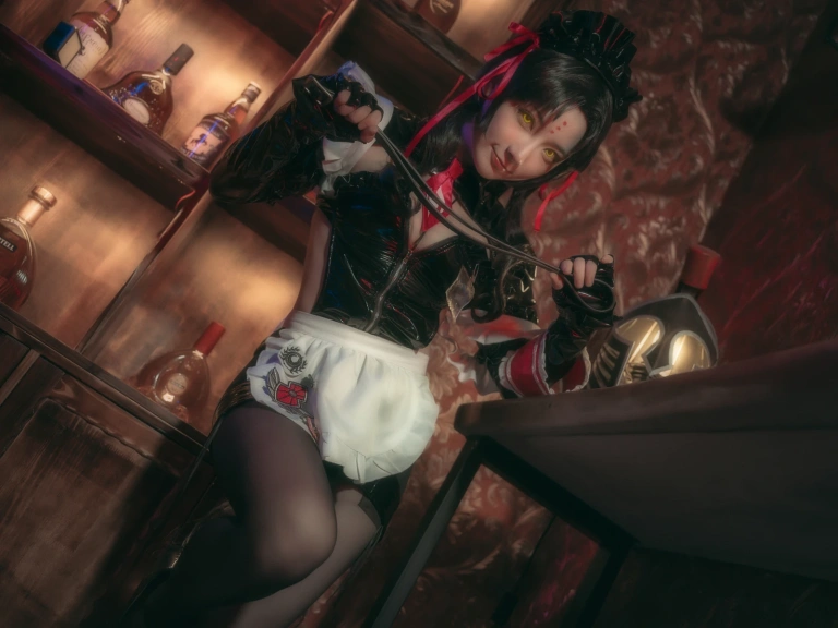 是三不是世《杀生院女仆》主题写真：18张全套美图