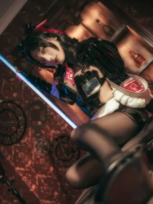 是三不是世《杀生院女仆》主题写真：18张全套美图