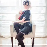 木棉棉《贞德（黑）》主题写真：23张全套美图