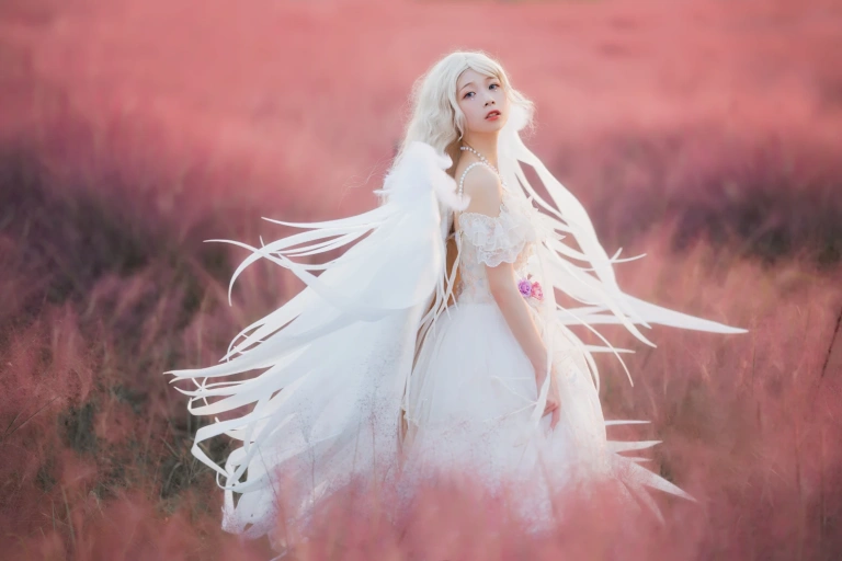 清青琴玖《粉天使》主题写真：24张全套美图