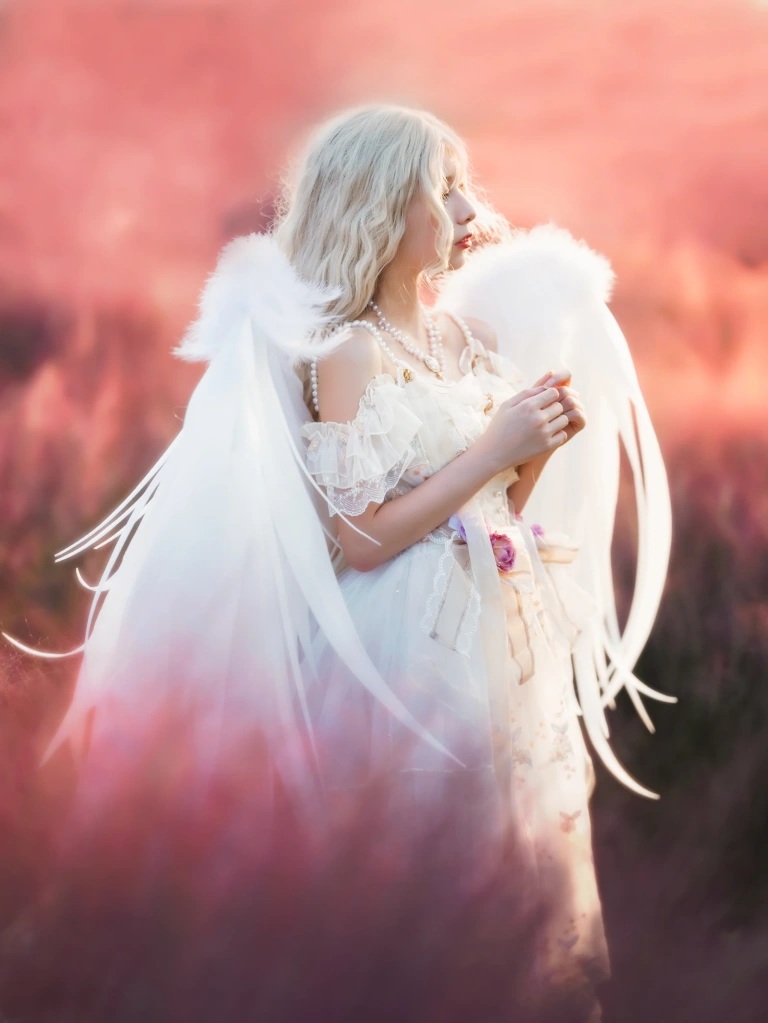 清青琴玖《粉天使》主题写真：24张全套美图